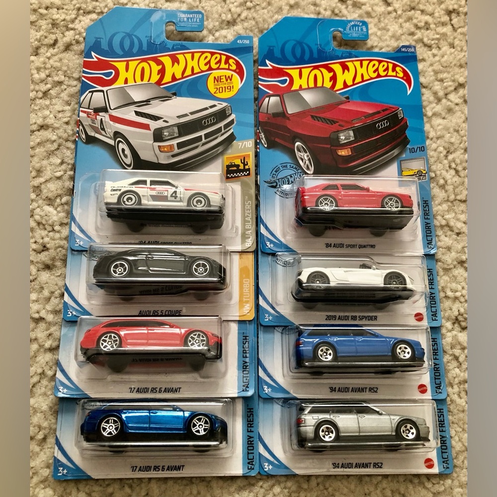 Hot Wheels Audi Cars Lot (8)
